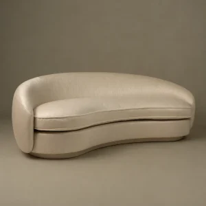Florian Sofa 210 cm with loose seat cushion – Krill Perla by V&N