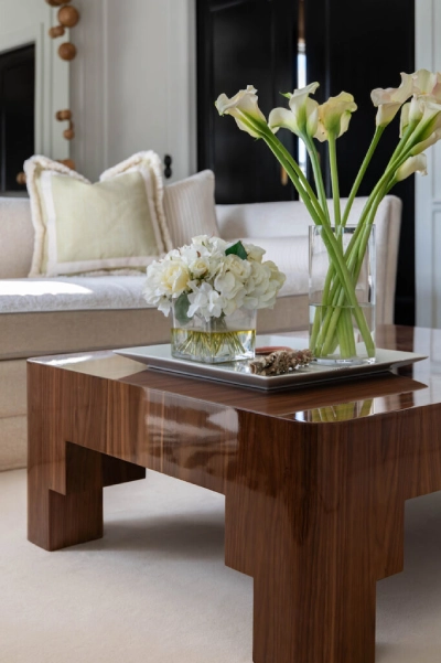 RIJD Adrian Coffee Table Glossy Walnut 400