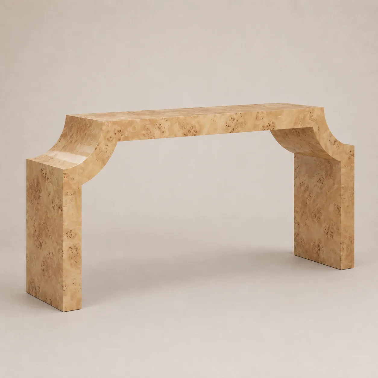 adrian console glossy burl background result