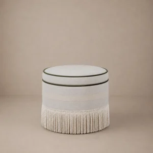 laurent pouf almond green background result
