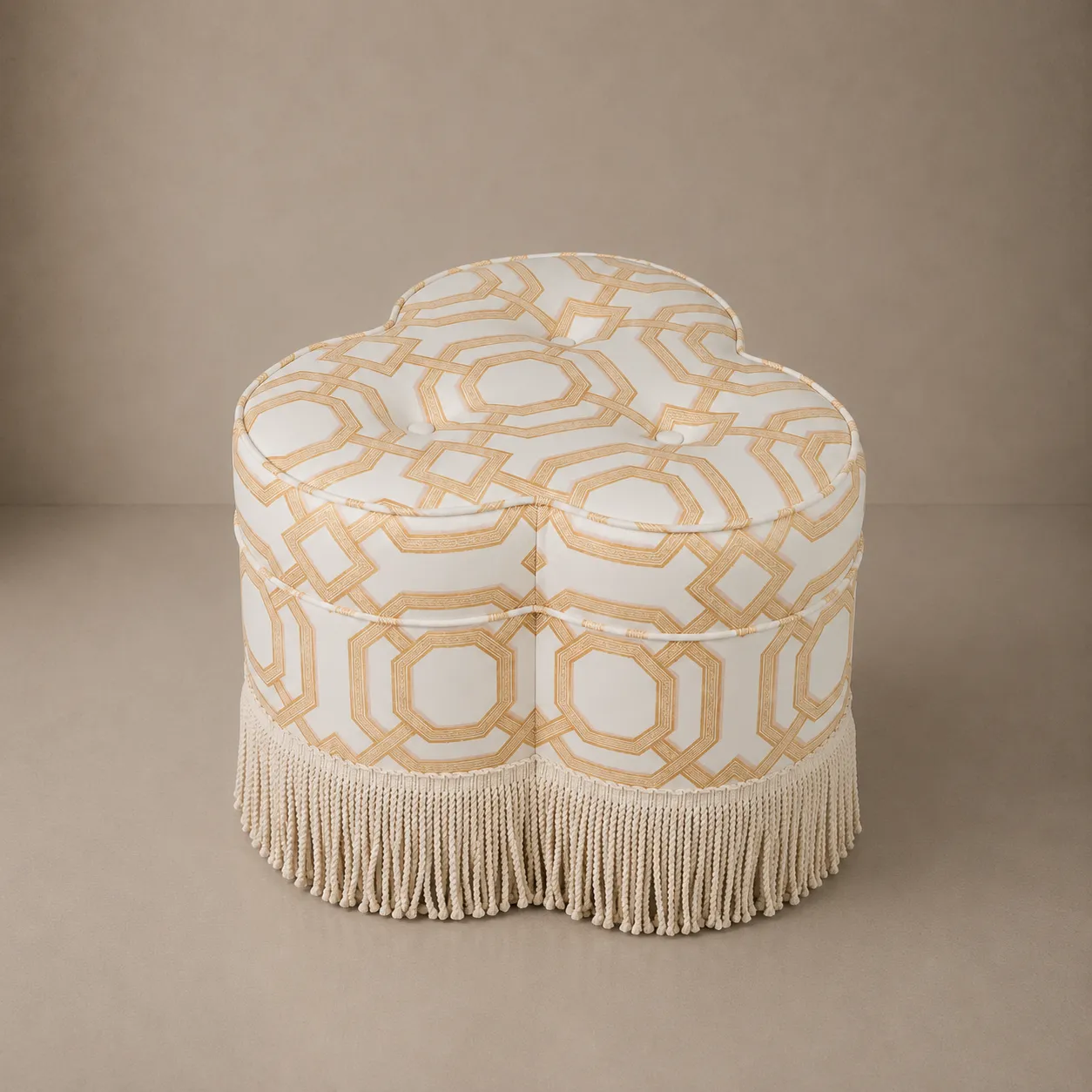 lucky pouf trellis melon background result