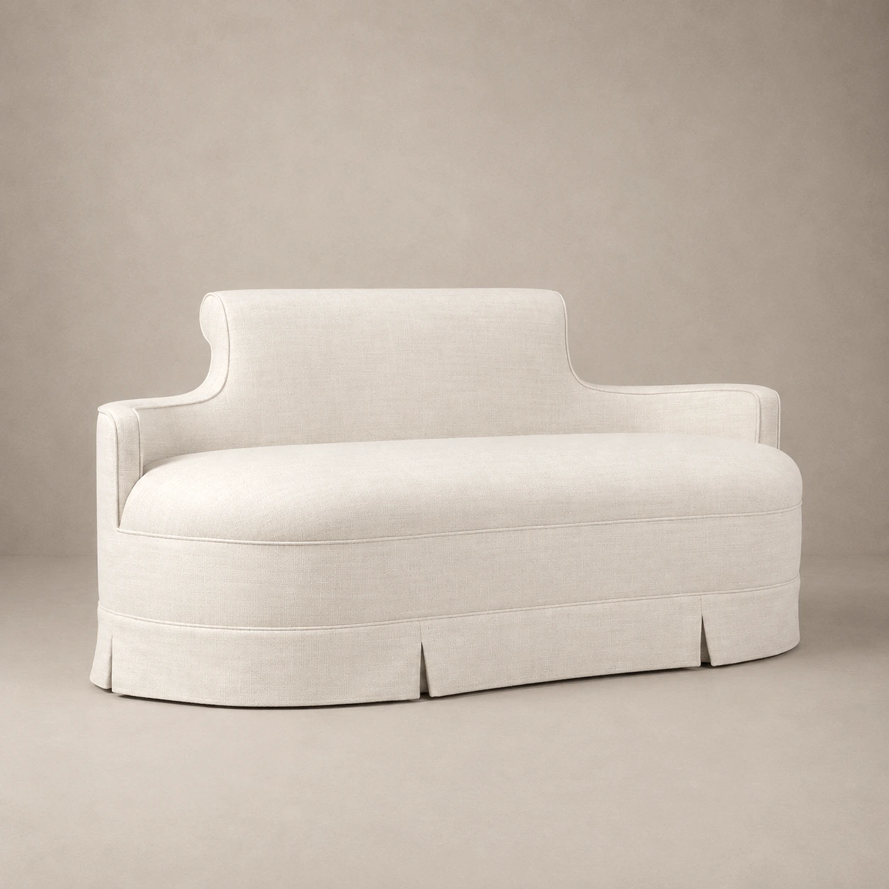 ralph love seat almond background
